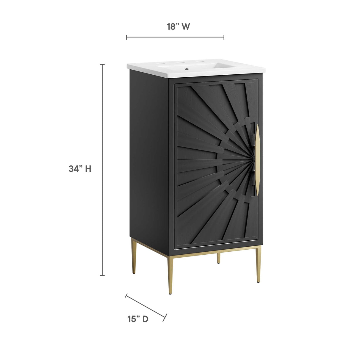Awaken Bathroom Vanity by Modway, photo 10 of 40