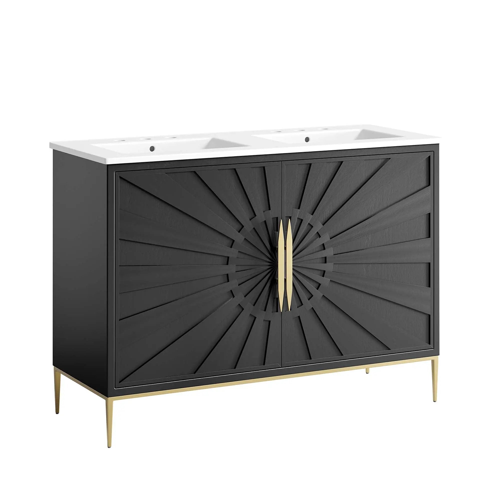 Awaken 48" Double Sink Bathroom Vanity by Modway by HouseOfZazla