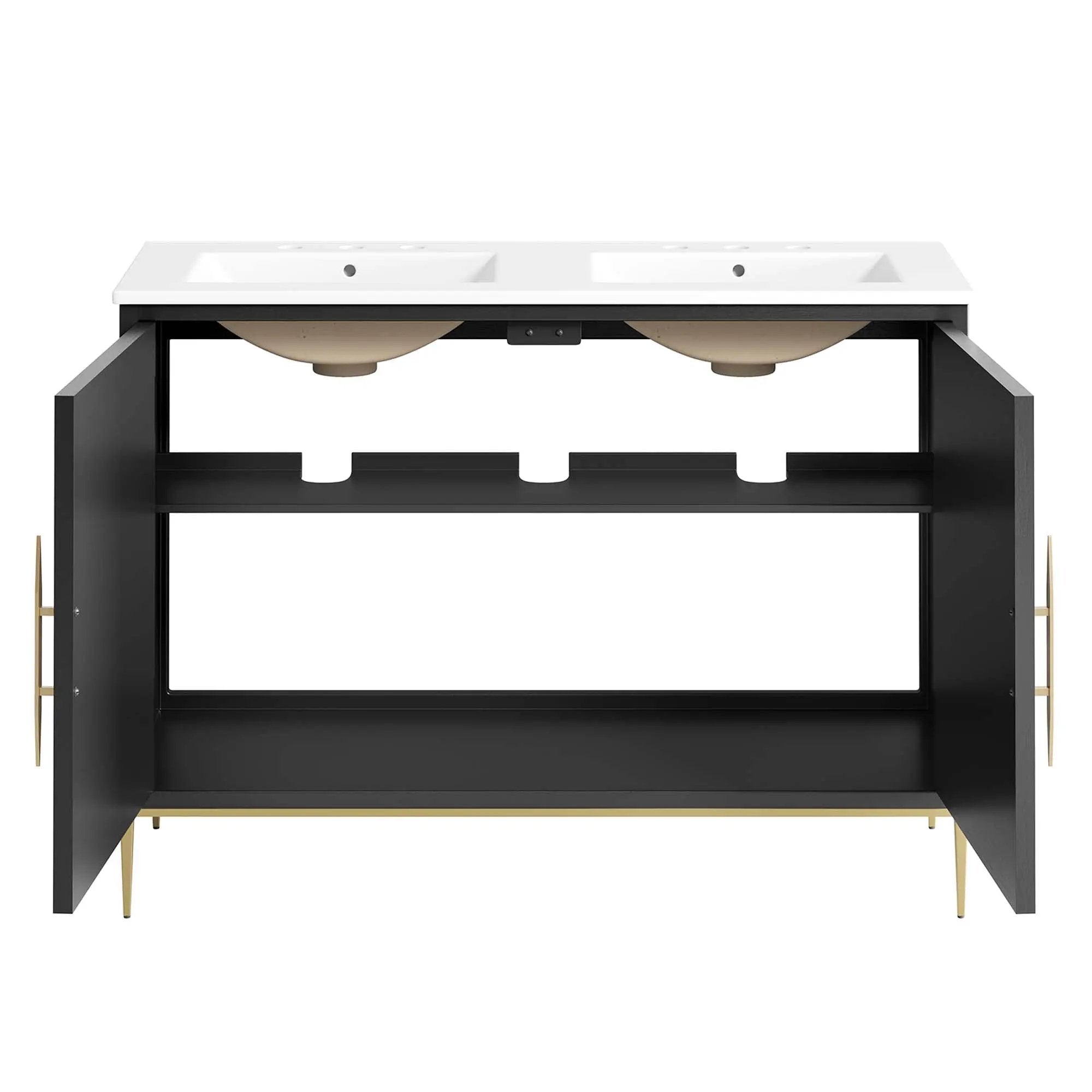 Awaken 48" Double Sink Bathroom Vanity by Modway by HouseOfZazla