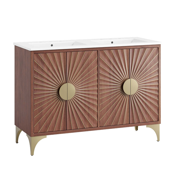 Daylight Double Sink Bathroom Vanity by Modway