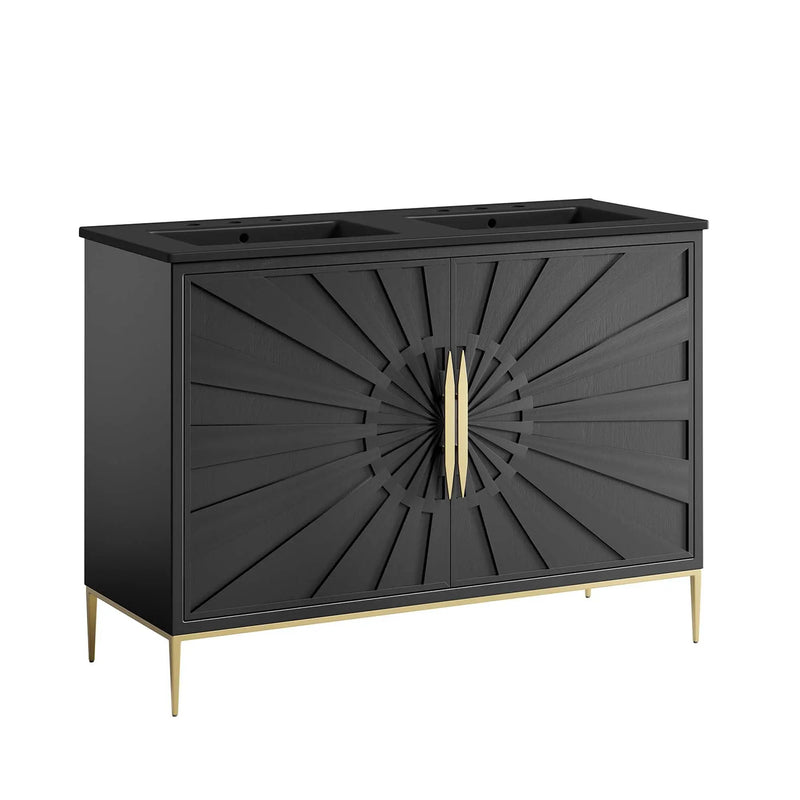 Awaken 48" Double Sink Bathroom Vanity by Modway by HouseOfZazla