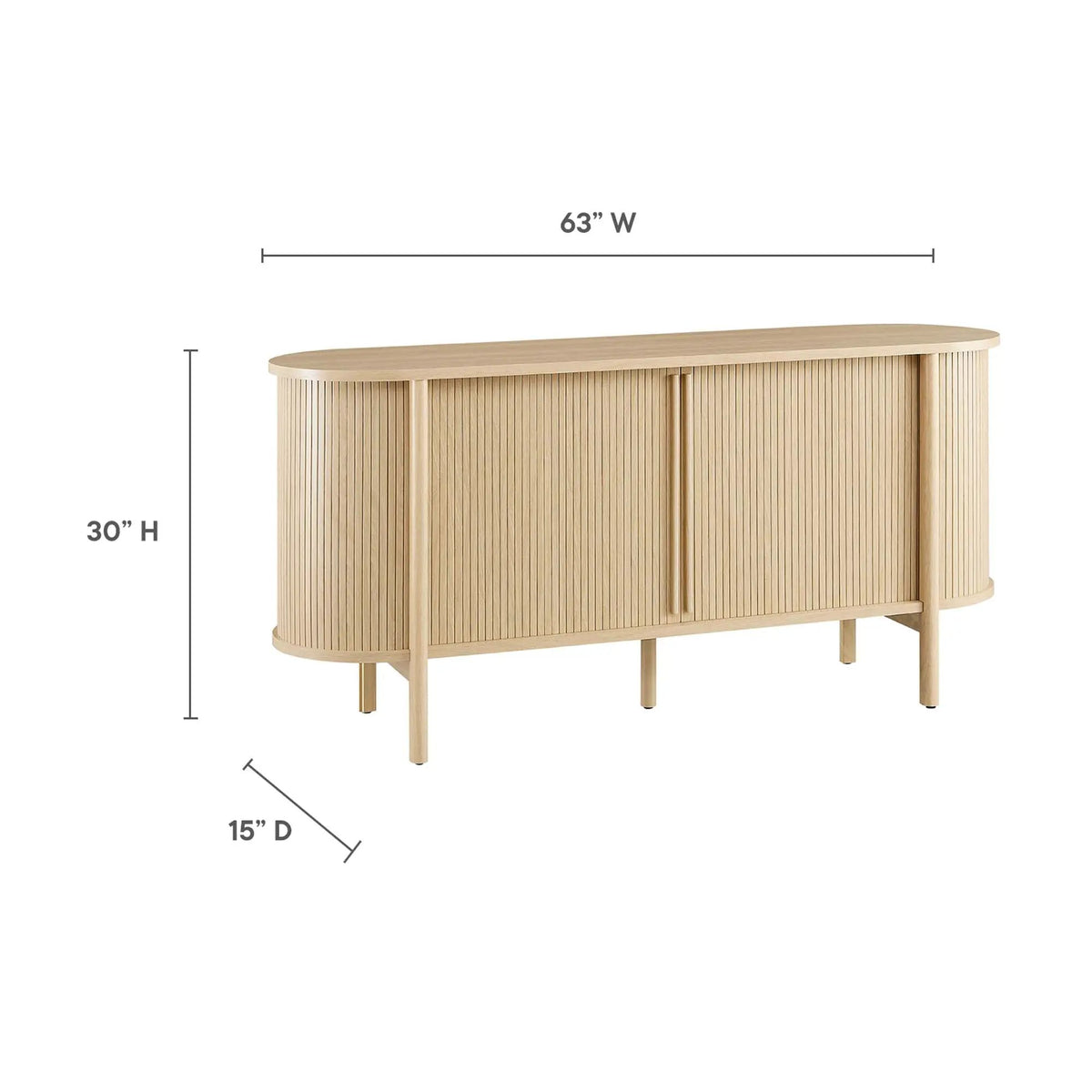 Cadence 63" Curved Sideboard by Modway by HouseOfZazla