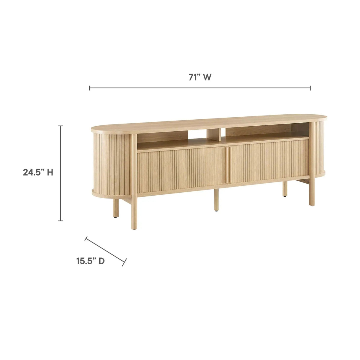 Cadence 71" Curved TV Stand by Modway by HouseOfZazla