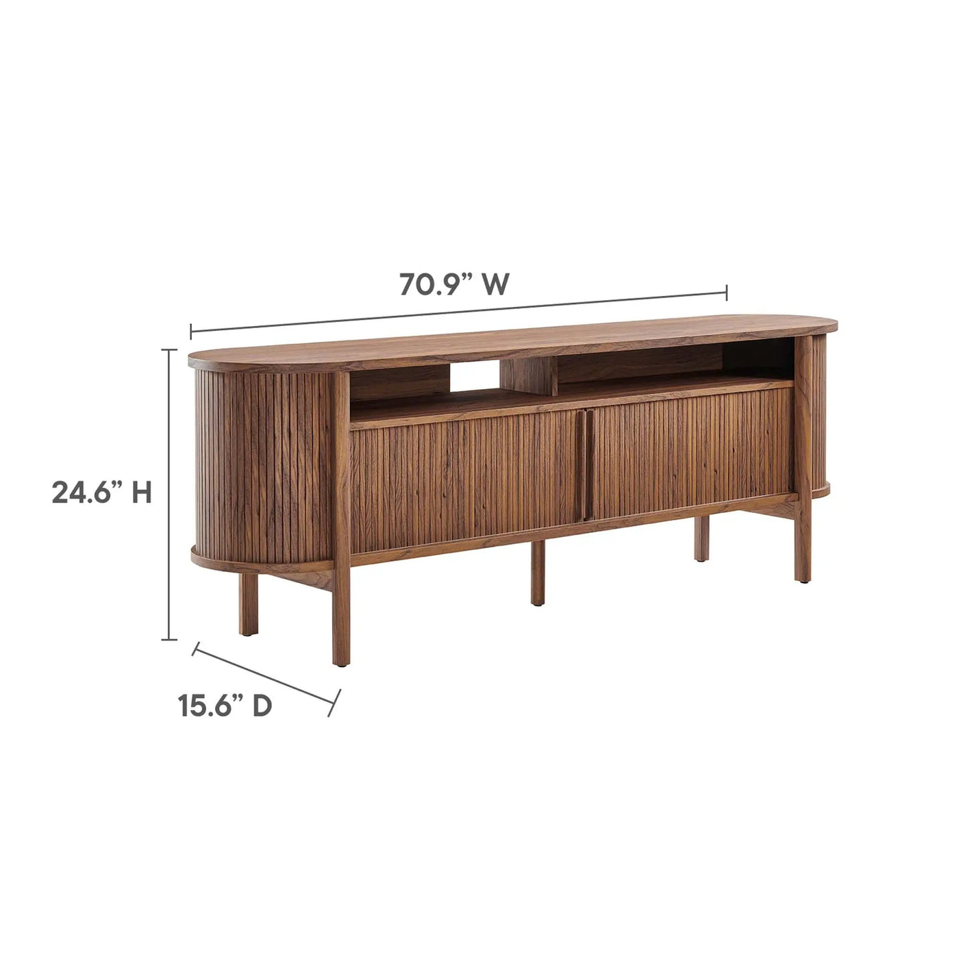 Cadence 71" Curved TV Stand by Modway by HouseOfZazla
