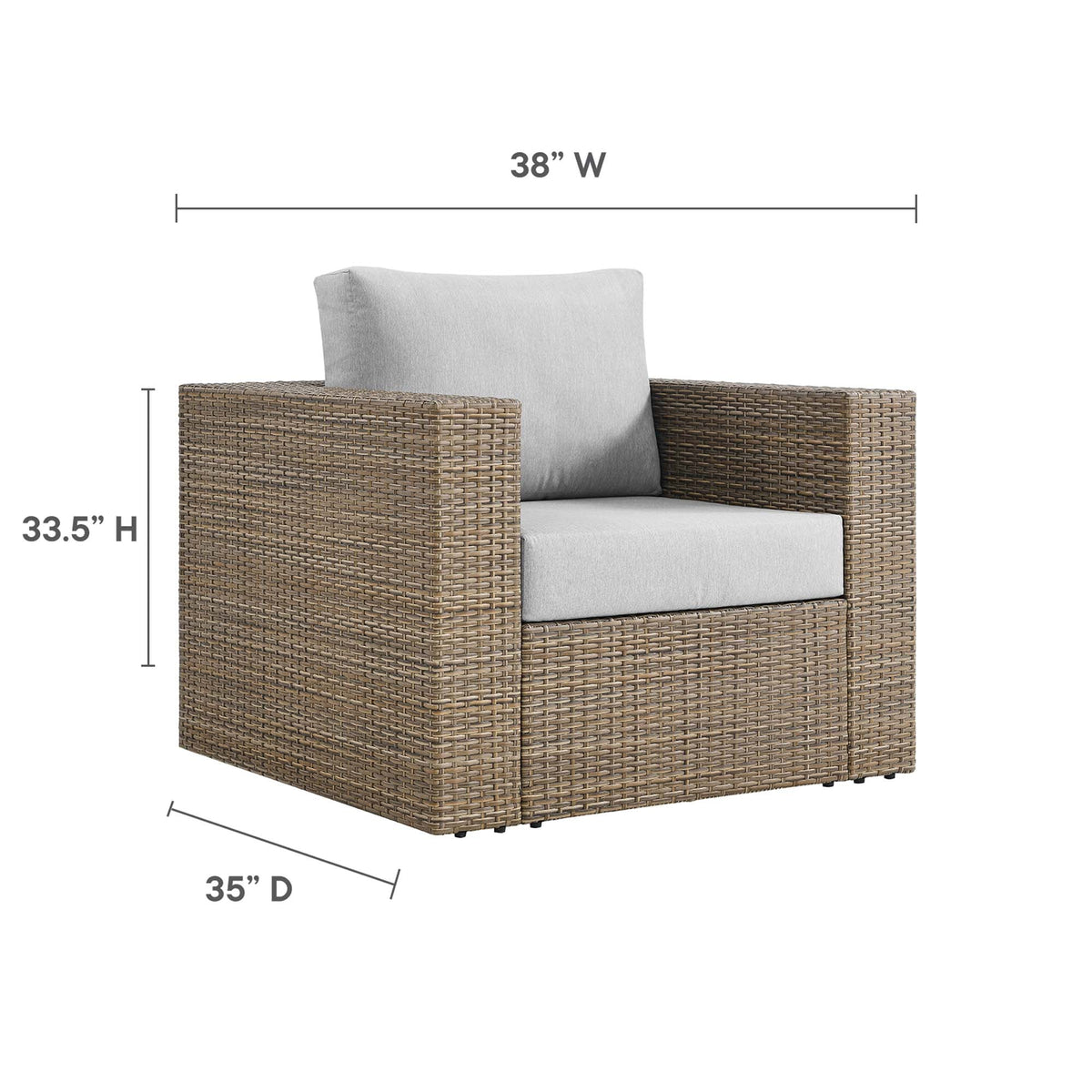 Convene Outdoor Patio Armchair by Modway, photo 38 of 41
