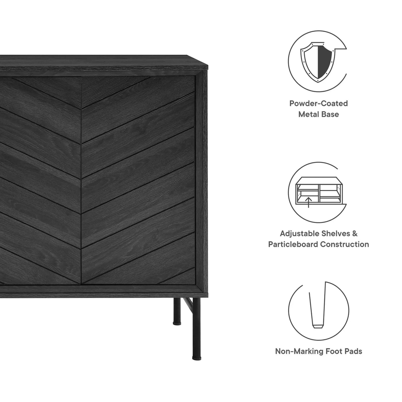 Harper Chevron Sideboard by Modway by HouseOfZazla