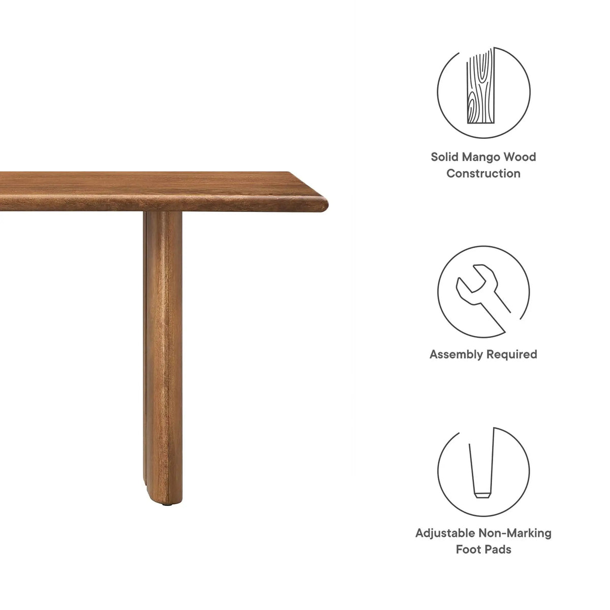 Amistad 58" Wood Bench by Modway by HouseOfZazla
