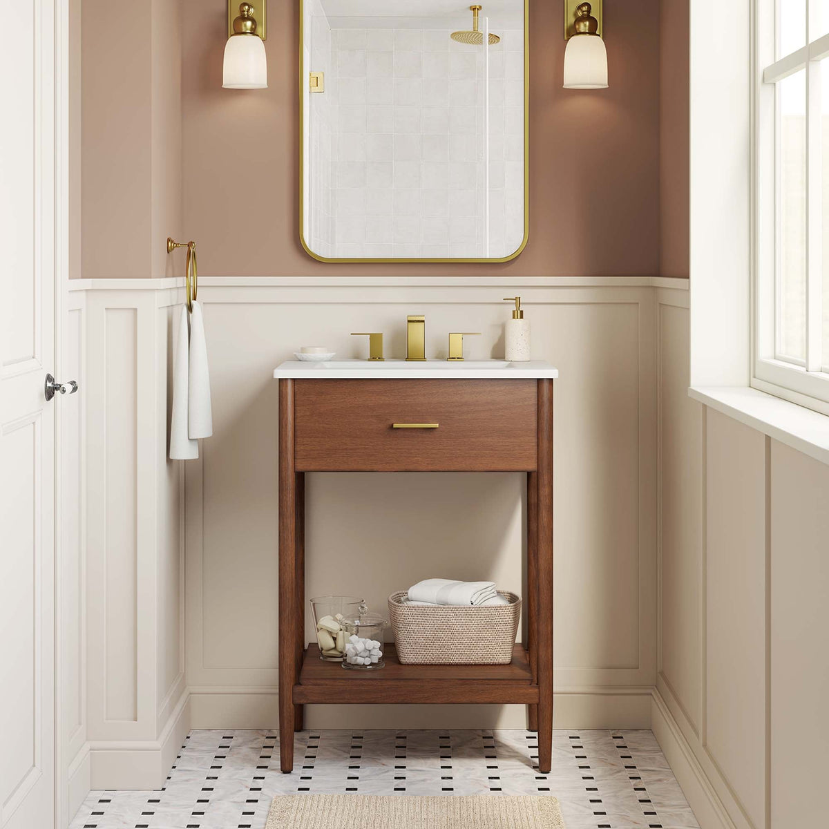 Zaire Bathroom Vanity Cabinet (Sink Basin Not Included) by Modway, photo 36 of 41