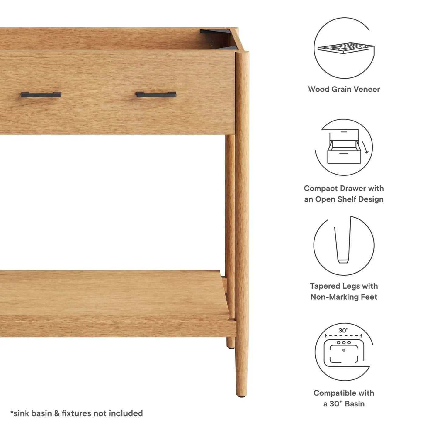 Zaire 30" Bathroom Vanity Cabinet by Modway by HouseOfZazla