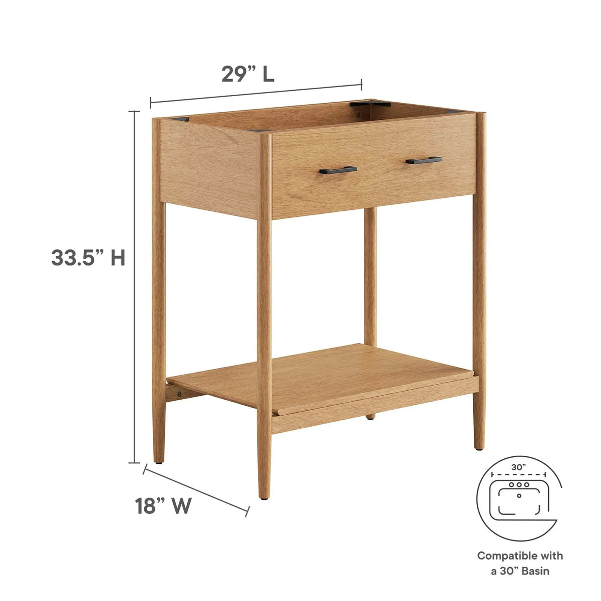 Zaire 30" Bathroom Vanity Cabinet by Modway by HouseOfZazla