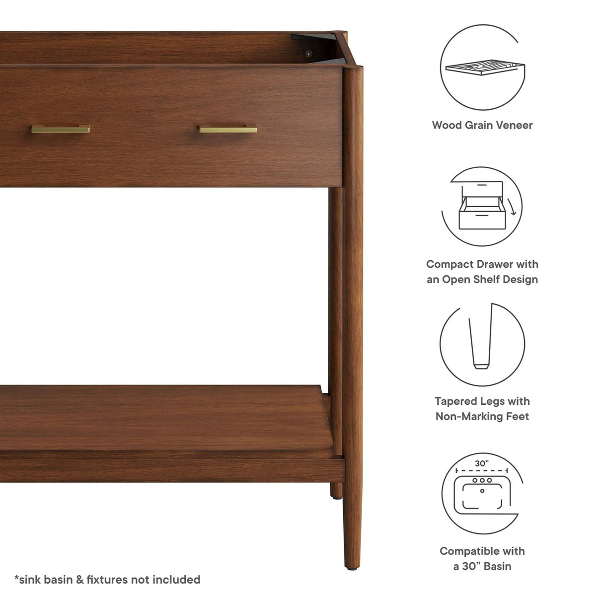 Zaire 30" Bathroom Vanity Cabinet by Modway by HouseOfZazla