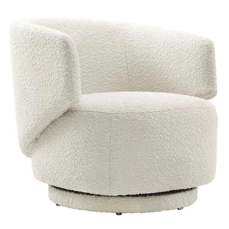 Celestia Boucle Fabric Swivel Chair by Modway by HouseOfZazla