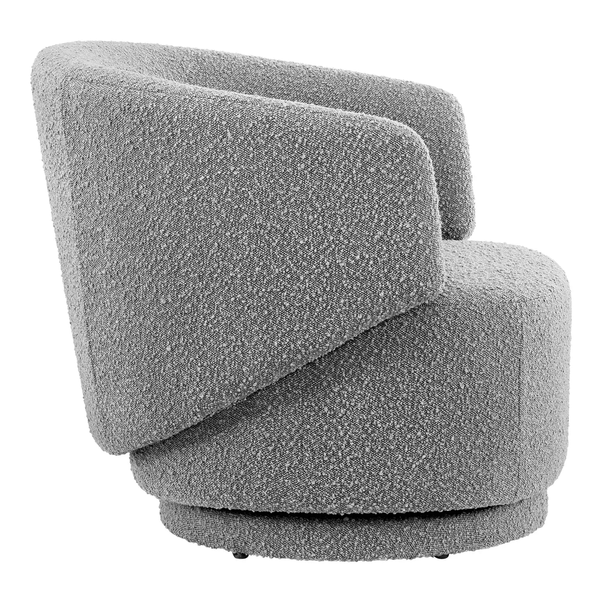 Celestia Boucle Fabric Swivel Chair by Modway by HouseOfZazla