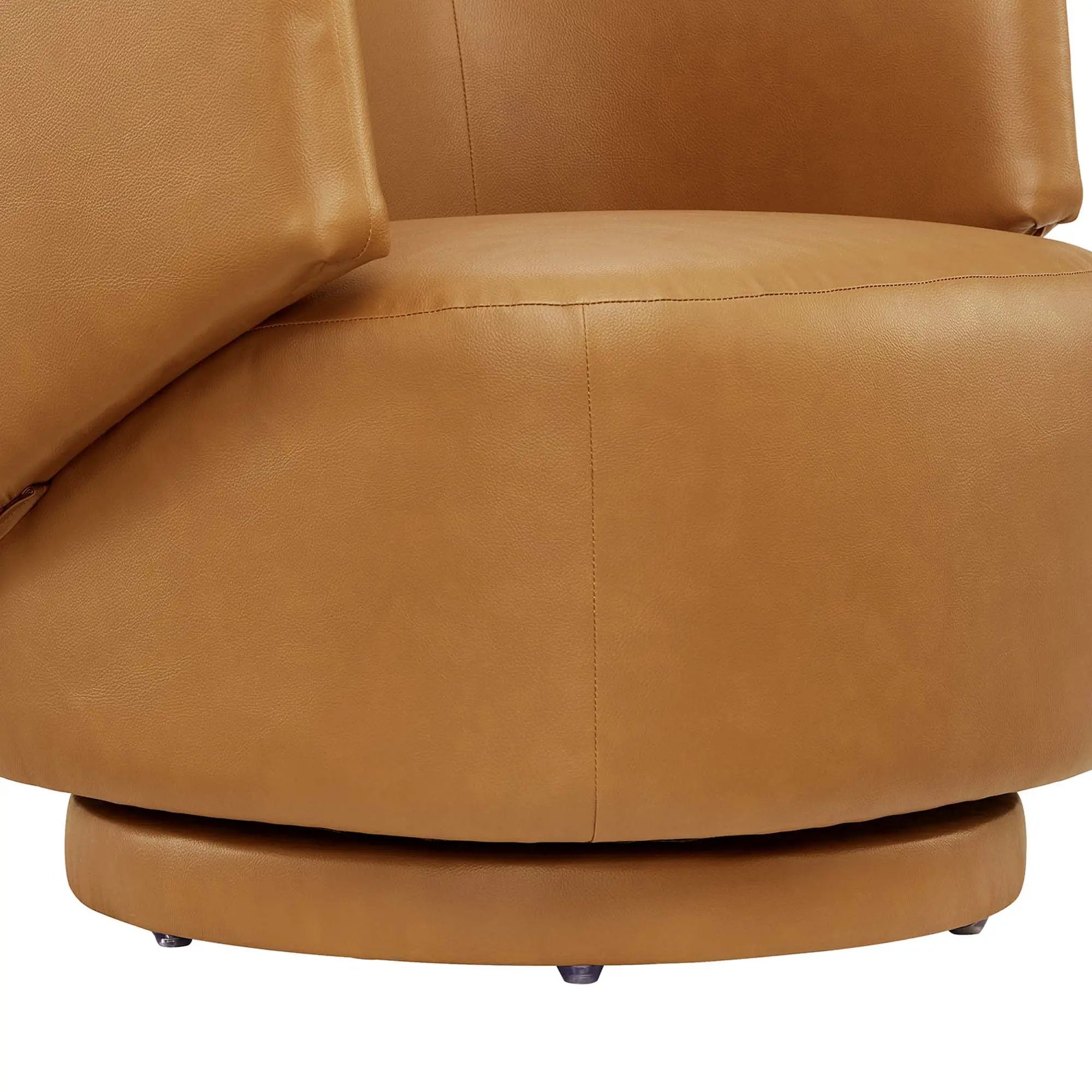 Celestia Vegan Leather Fabric and Wood Swivel Chair by Modway by HouseOfZazla