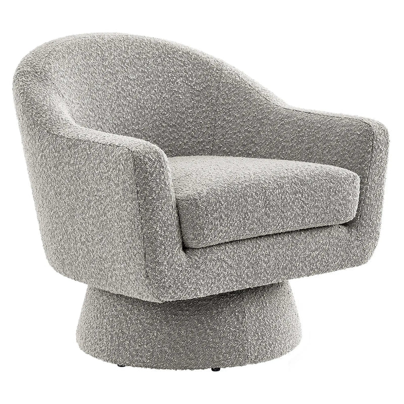 Astral Boucle Fabric Swivel Chair by Modway by HouseOfZazla