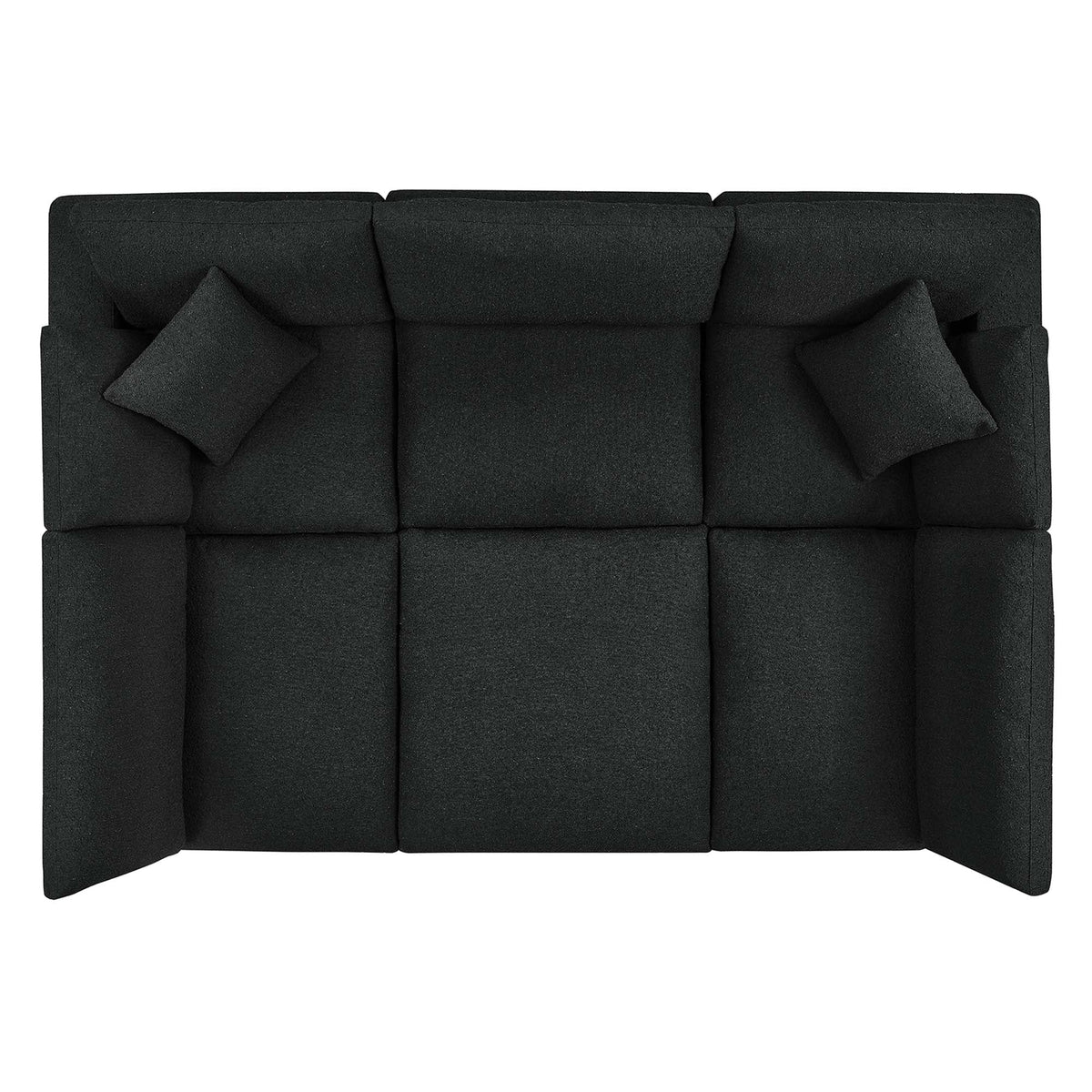 Commix 6-Piece Down Filled Overstuffed Boucle Fabric Sectional Sofa by Modway, photo 18 of 30