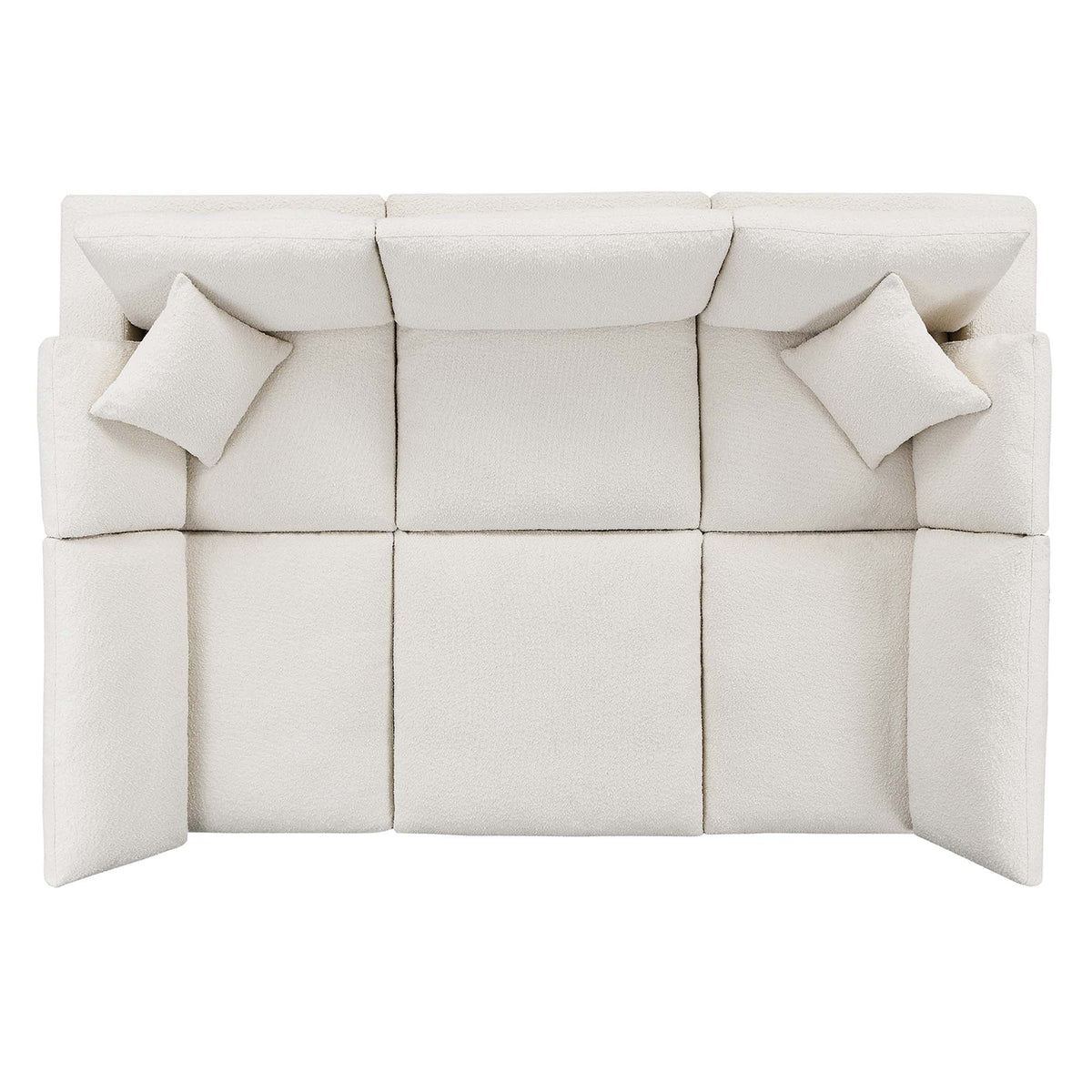 Commix 6-Piece Down Filled Overstuffed Boucle Fabric Sectional Sofa by Modway, photo 23 of 30