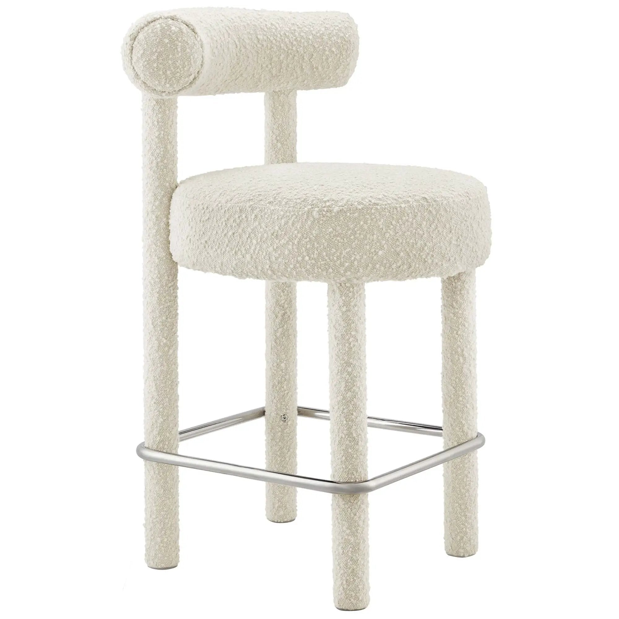 Toulouse Boucle Fabric Counter Stool by Modway by HouseOfZazla