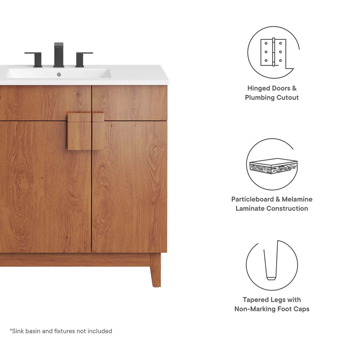Miles 36" Bathroom Vanity Cabinet by Modway by HouseOfZazla
