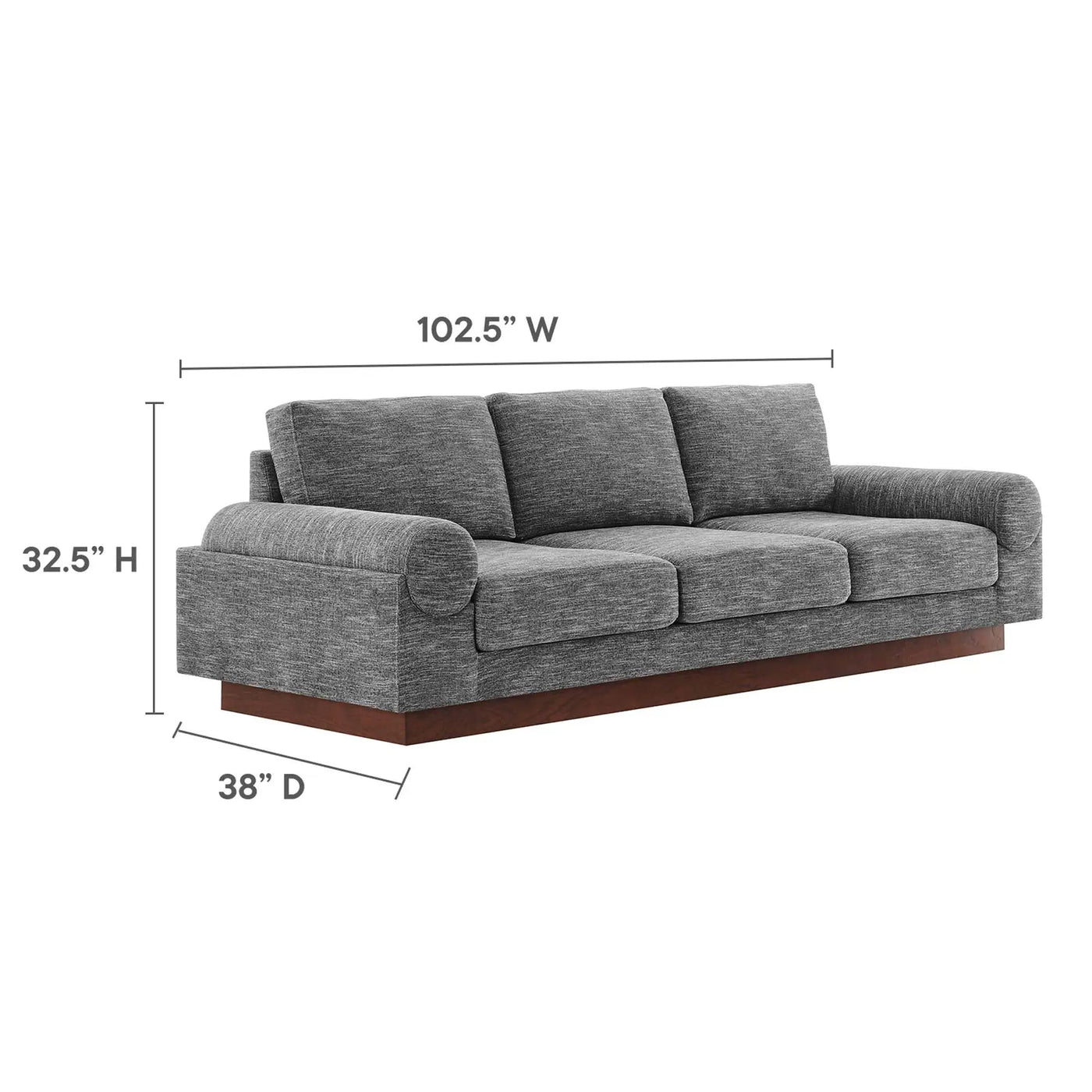 Oasis Upholstered Fabric Sofa by Modway by HouseOfZazla