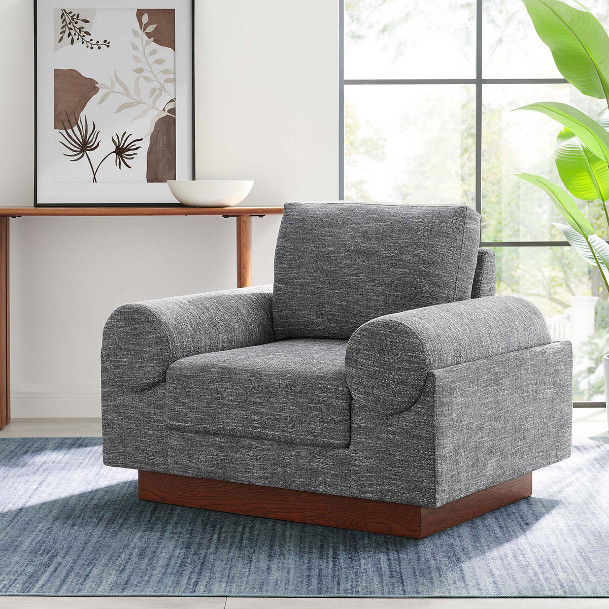 Oasis Upholstered Fabric Armchair by Modway, photo 8 of 18