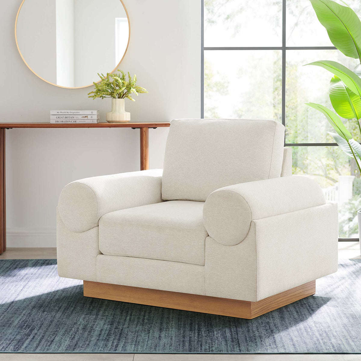 Oasis Upholstered Fabric Armchair by Modway, photo 17 of 18