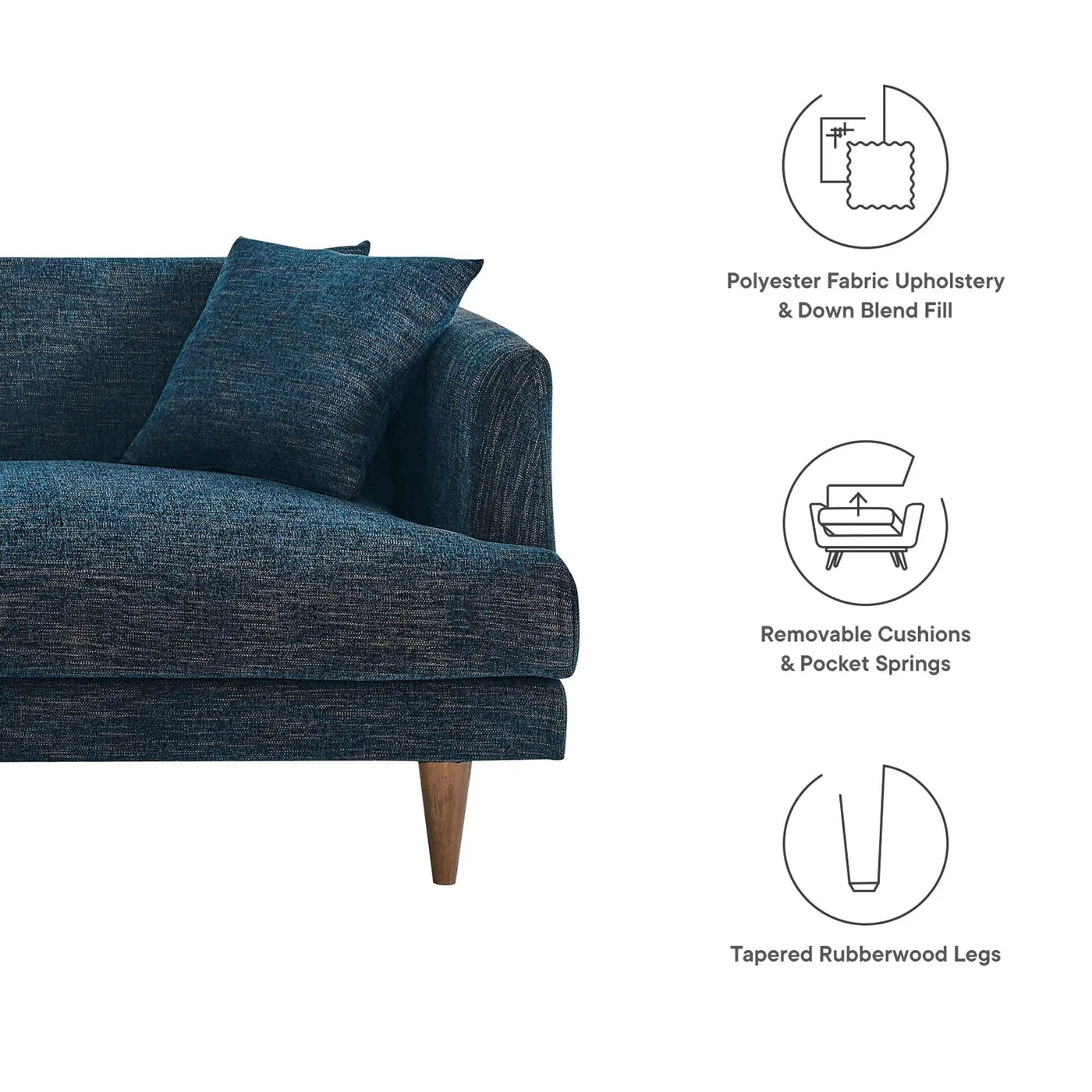 Zoya Down Filled Overstuffed Sofa by Modway by HouseOfZazla