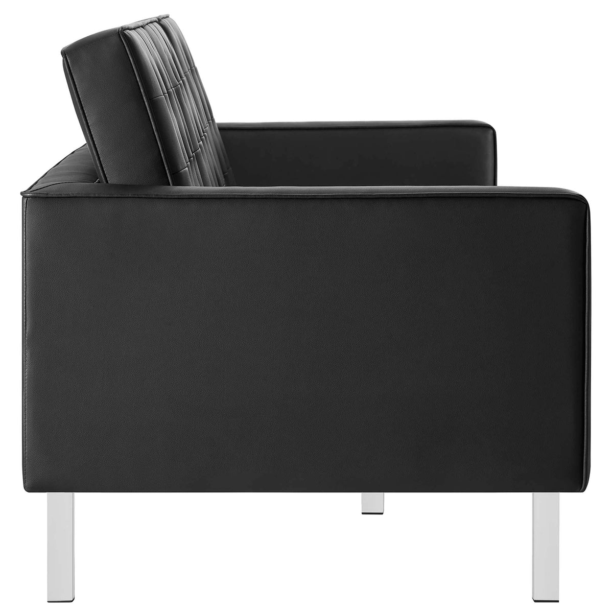 Loft Tufted Vegan Leather Sofa and Ottoman Set by Modway, photo 5 of 39
