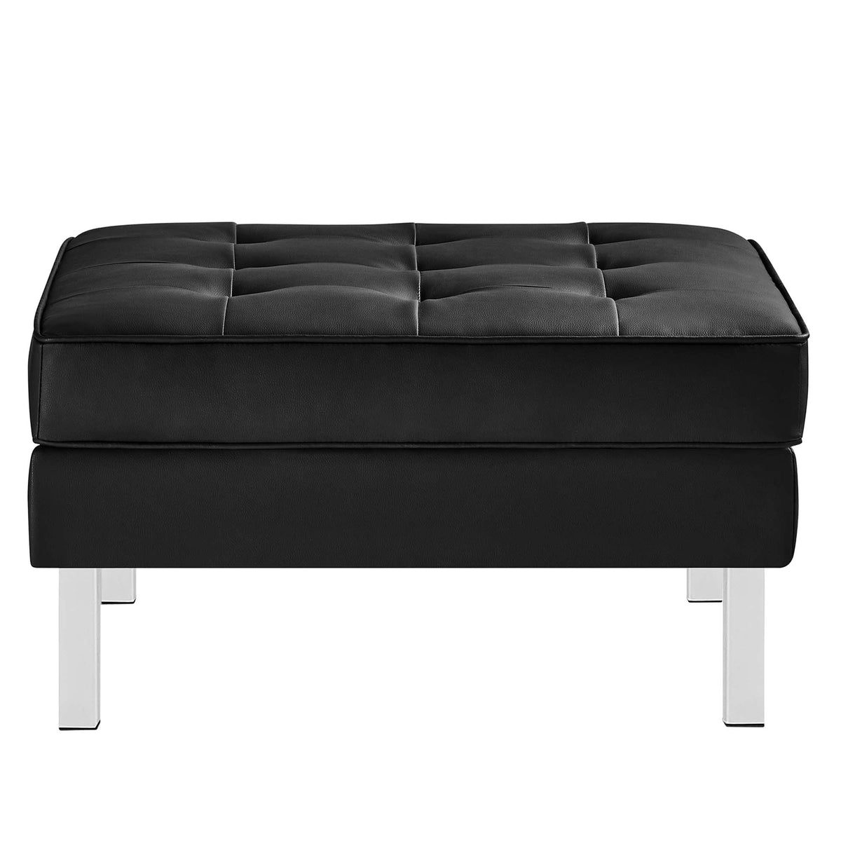 Loft Tufted Vegan Leather Sofa and Ottoman Set by Modway, photo 8 of 39