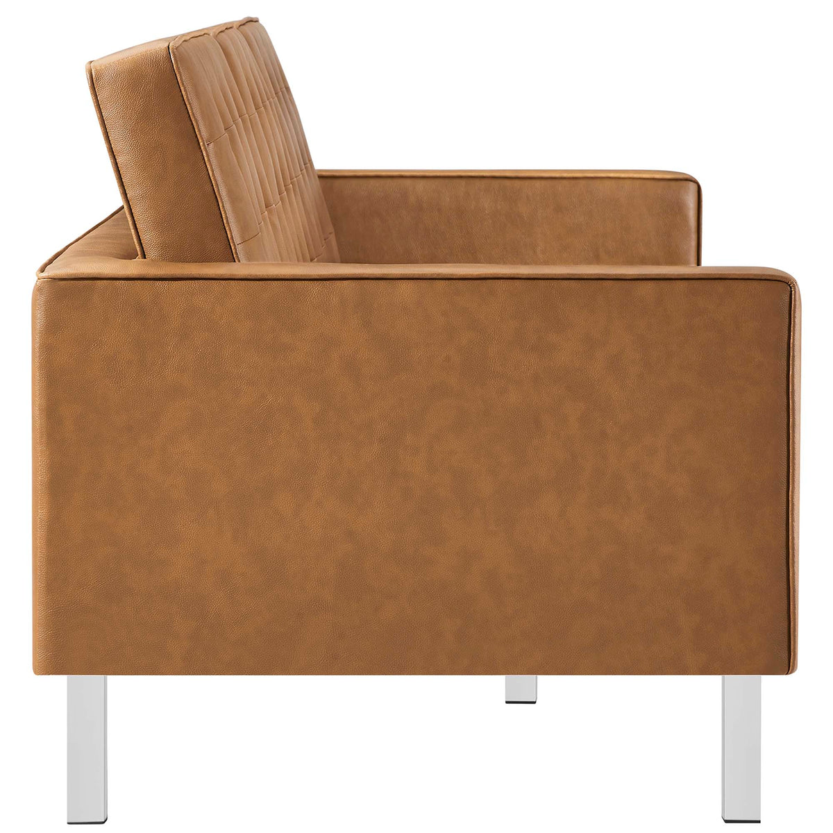 Loft Tufted Vegan Leather Sofa and Ottoman Set by Modway, photo 24 of 39
