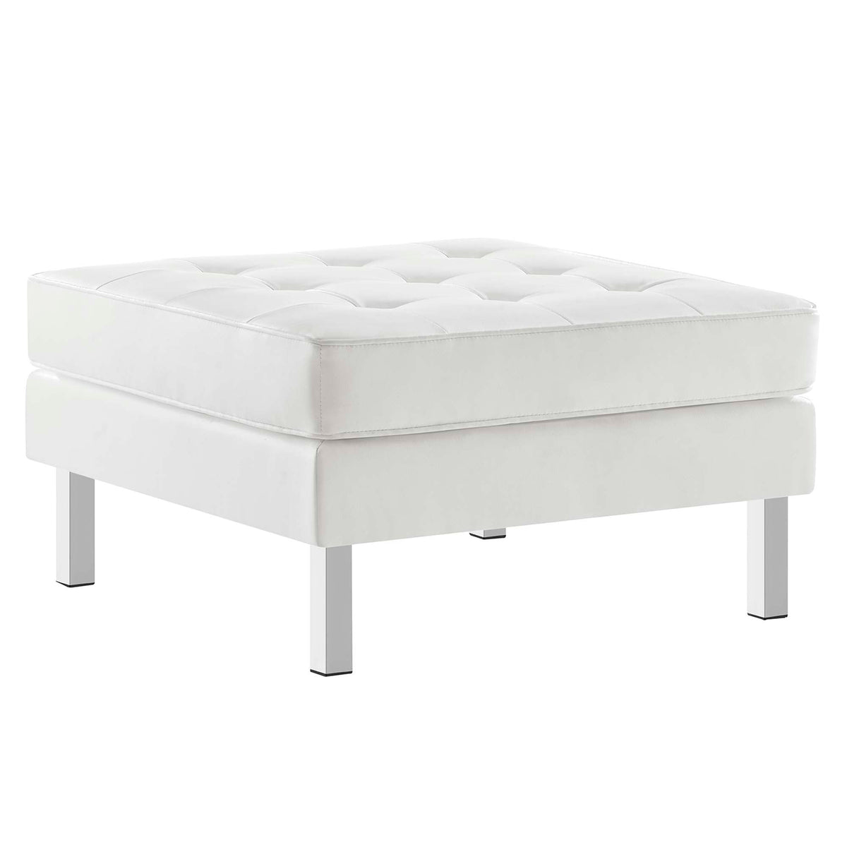 Loft Tufted Vegan Leather Sofa and Ottoman Set by Modway, photo 36 of 39