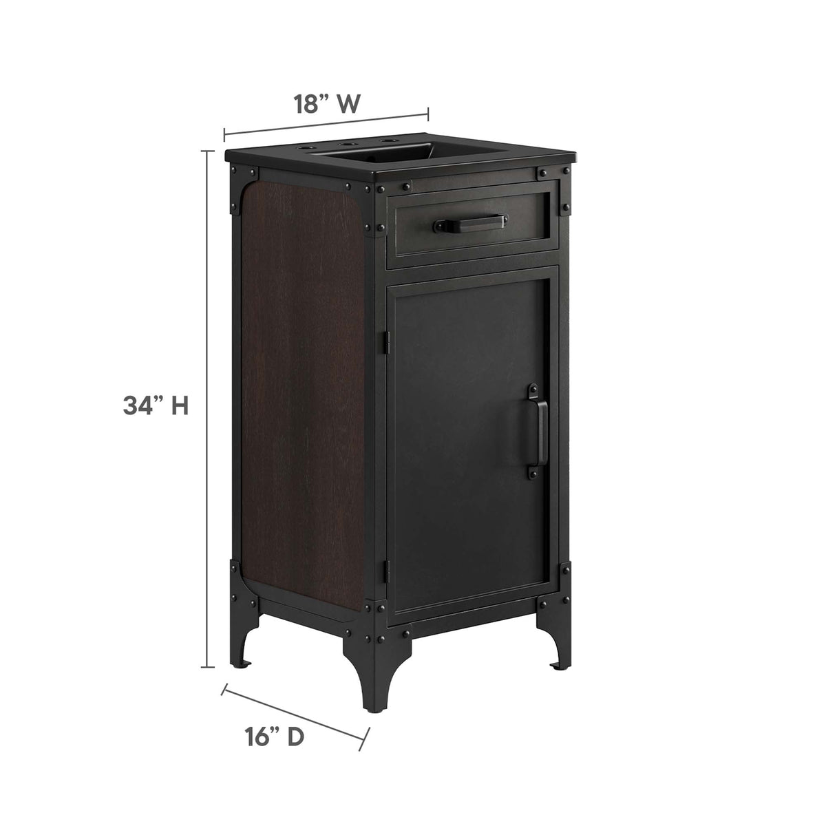 Steamforge Bathroom Vanity by Modway, photo 2 of 14