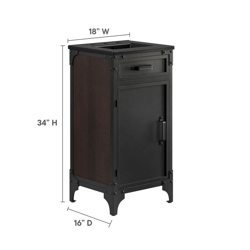 Steamforge 18" Bathroom Vanity by Modway by HouseOfZazla