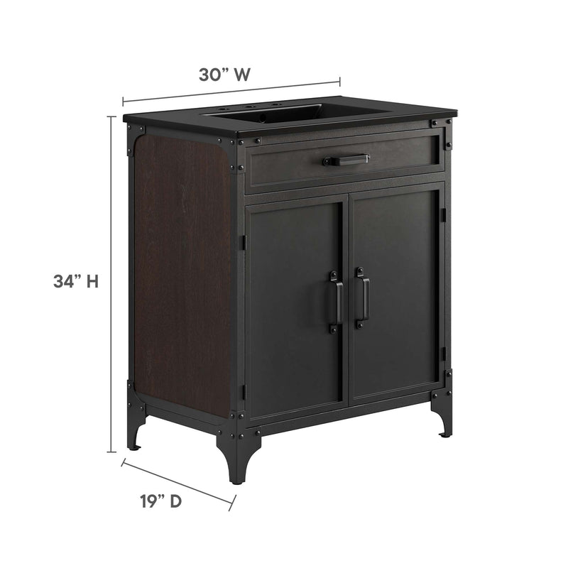 Steamforge 30" Bathroom Vanity by Modway - EEI-6416, photo 3 of 11