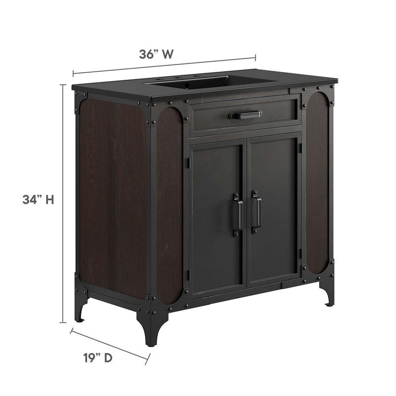 Steamforge 36" Bathroom Vanity by Modway - EEI-6418, photo 2 of 11