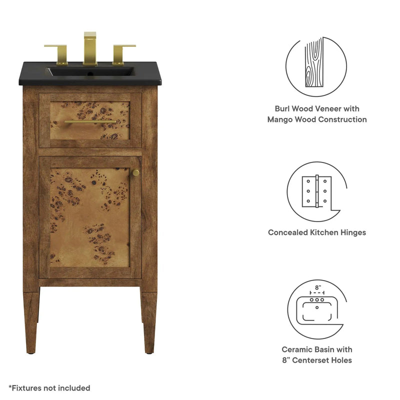 Elysian 18" Wood Bathroom Vanity by Modway by HouseOfZazla
