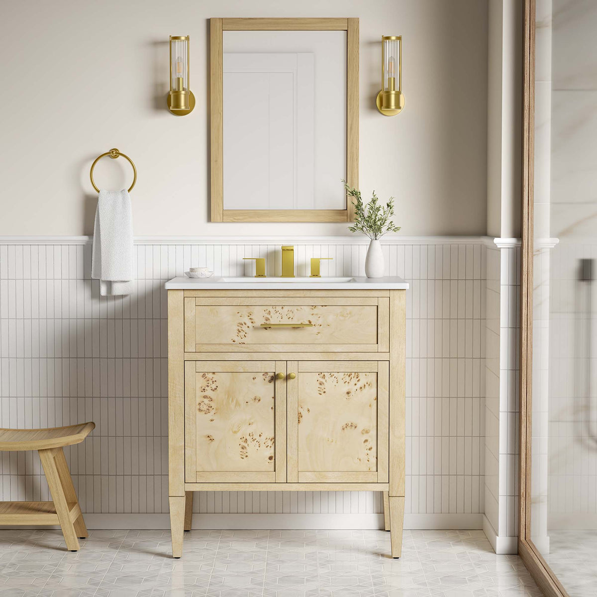 Elysian 30" Wood Bathroom Vanity by Modway - EEI-6443, photo 11 of 12