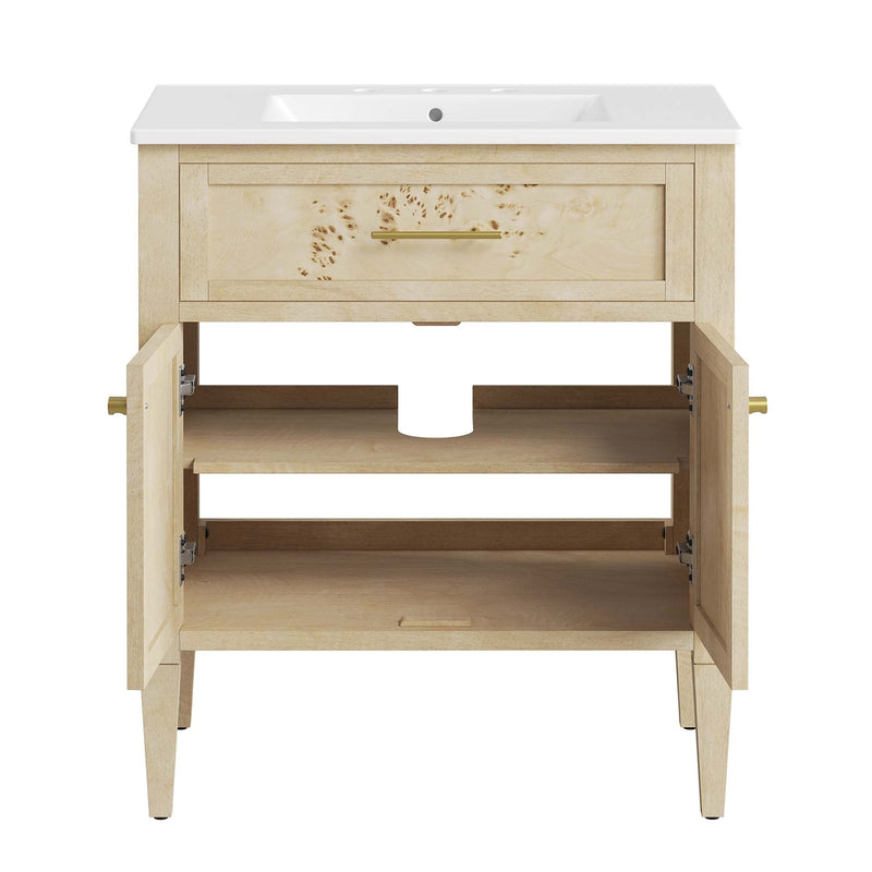 Elysian 30" Wood Bathroom Vanity by Modway - EEI-6443, photo 9 of 12