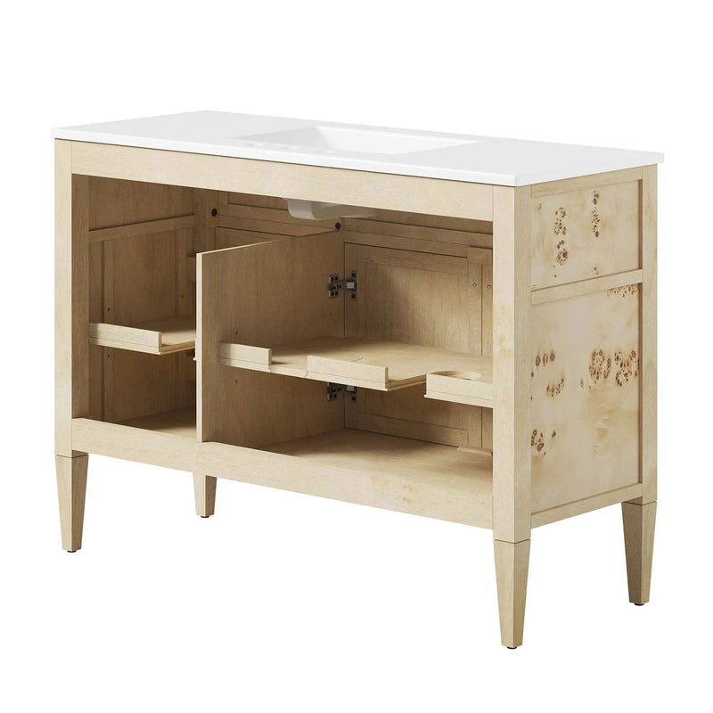 Elysian 48" Wood Single Sink Bathroom Vanity by Modway by HouseOfZazla