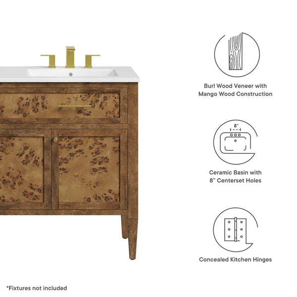Elysian Wood Double Sink Bathroom Vanity by Modway, photo 2 of 24