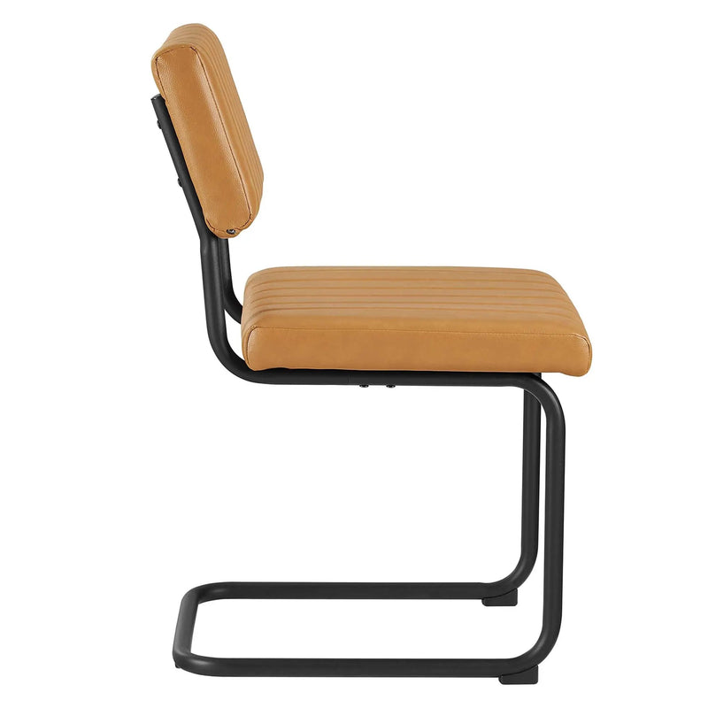 Parity Vegan Leather Dining Side Chairs Set of 2 by Modway by HouseOfZazla
