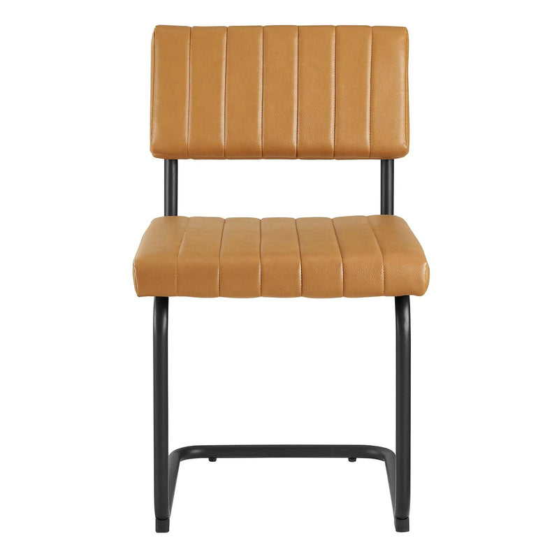 Parity Vegan Leather Dining Side Chairs Set of 2 by Modway by HouseOfZazla