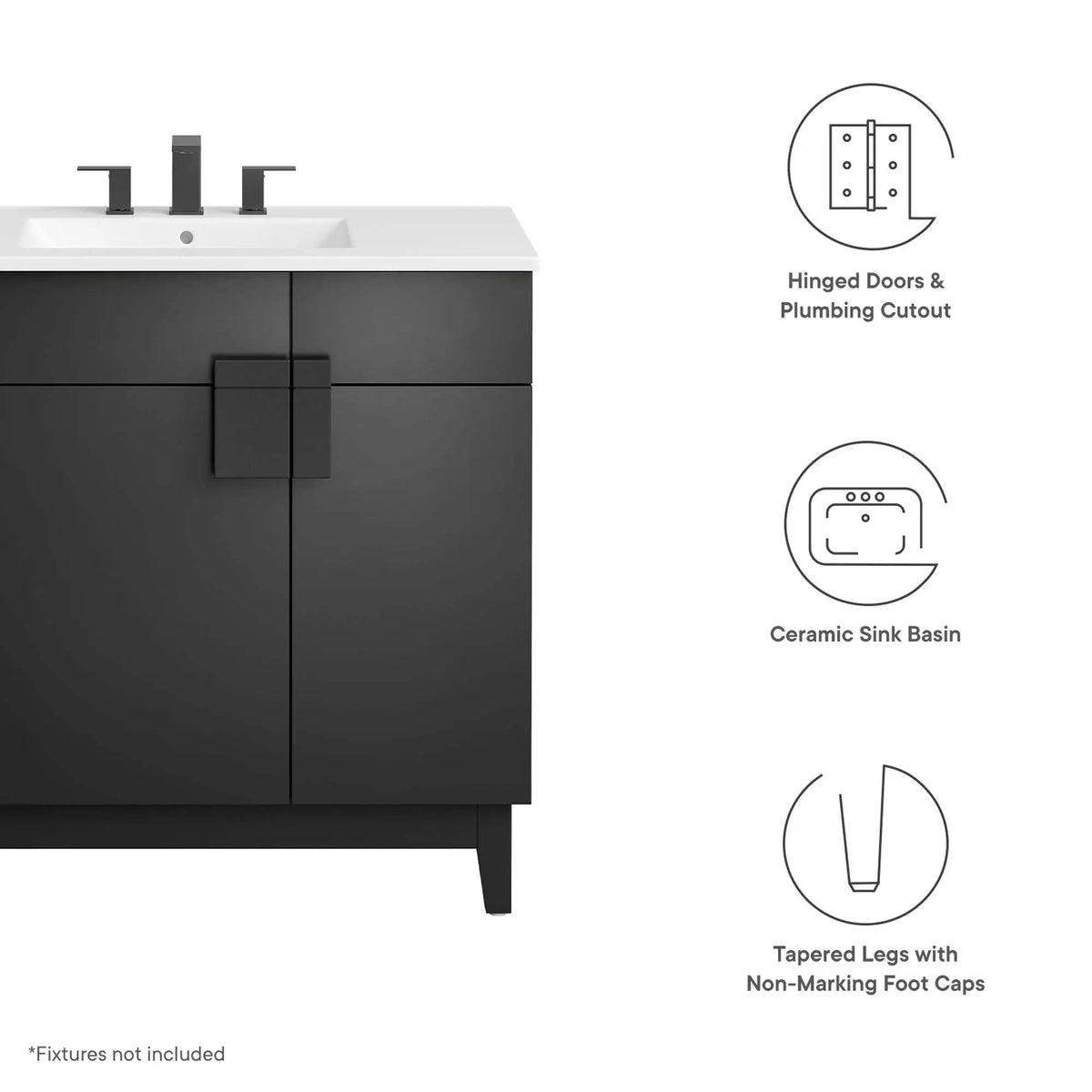 Miles 36" Bathroom Vanity by Modway by HouseOfZazla