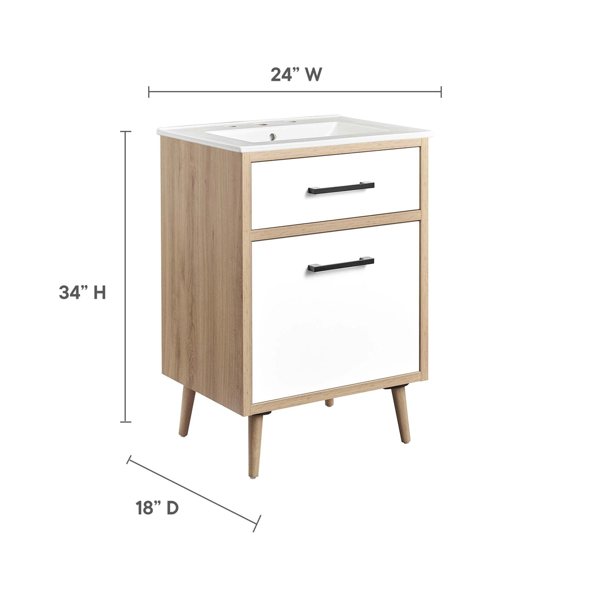 Maverick Bathroom Vanity by Modway, photo 2 of 14
