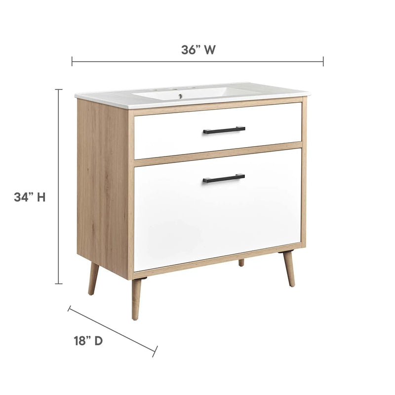 Maverick 36" Bathroom Vanity by Modway by HouseOfZazla