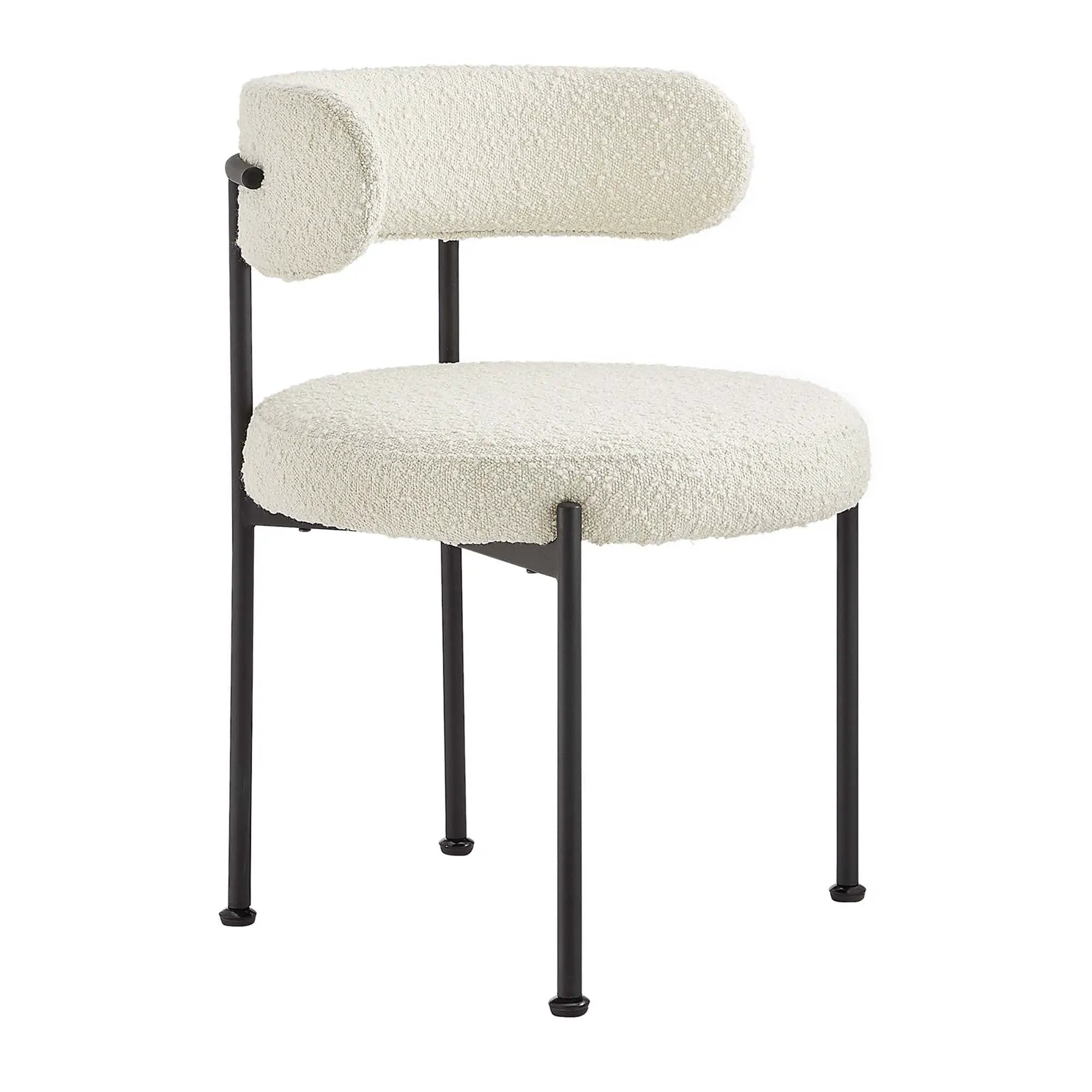 Albie Boucle Fabric Dining Chairs Set of 2 by Modway by HouseOfZazla