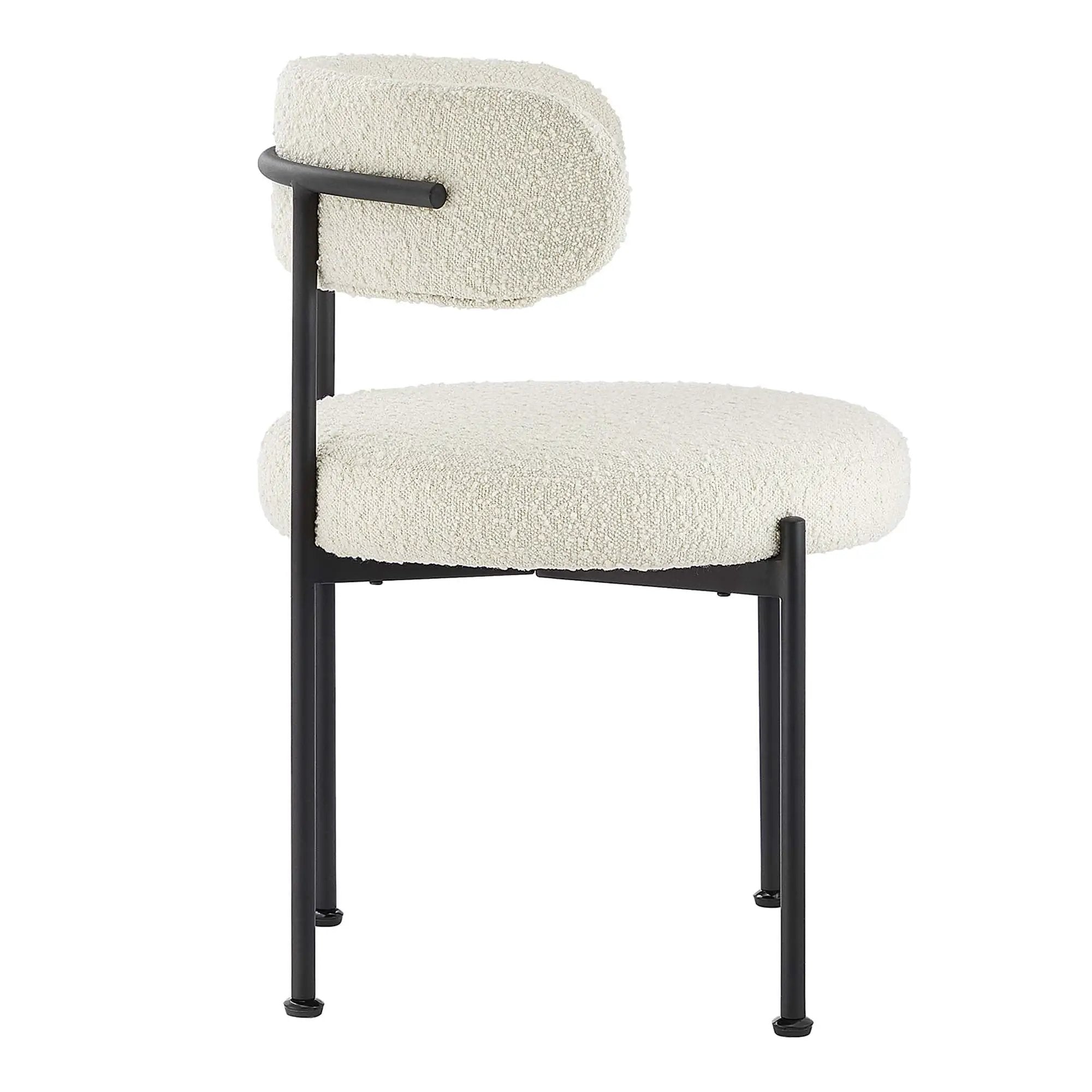 Albie Boucle Fabric Dining Chairs Set of 2 by Modway by HouseOfZazla