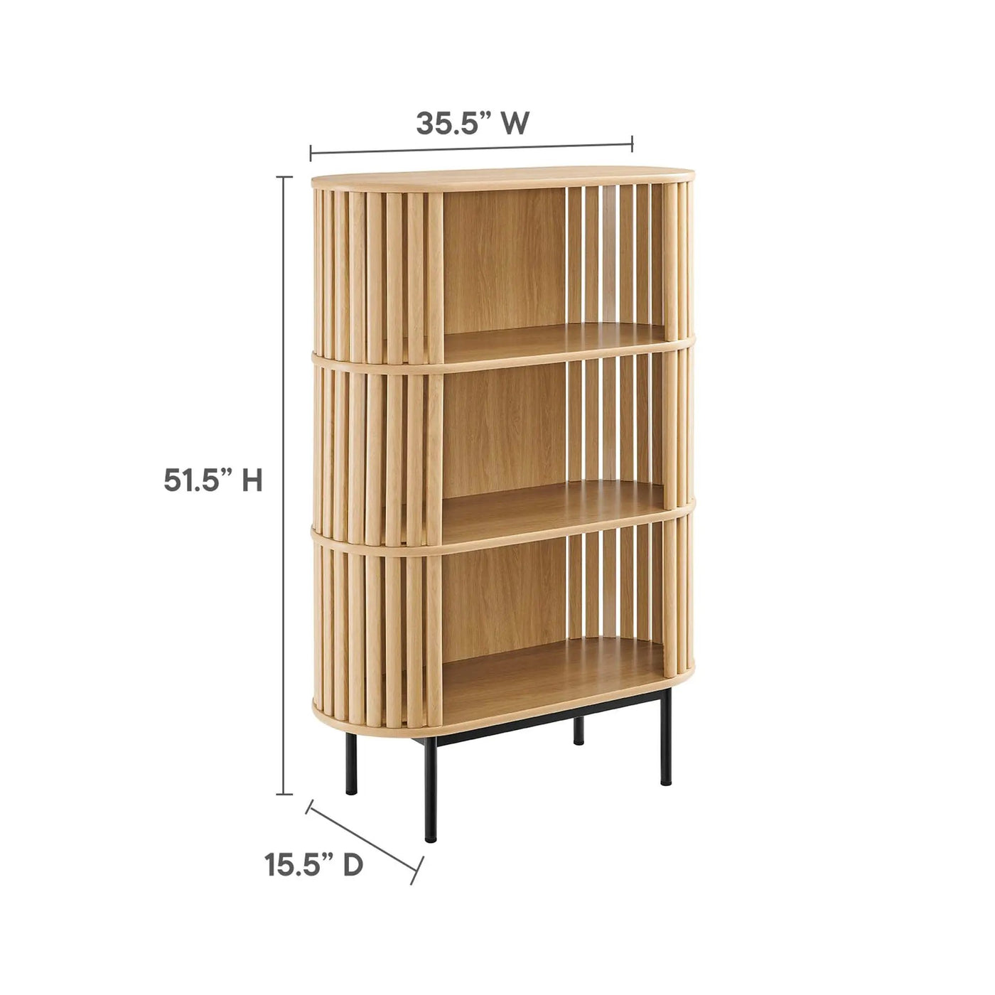 Fortitude Three Tier Display Cabinet by Modway by HouseOfZazla