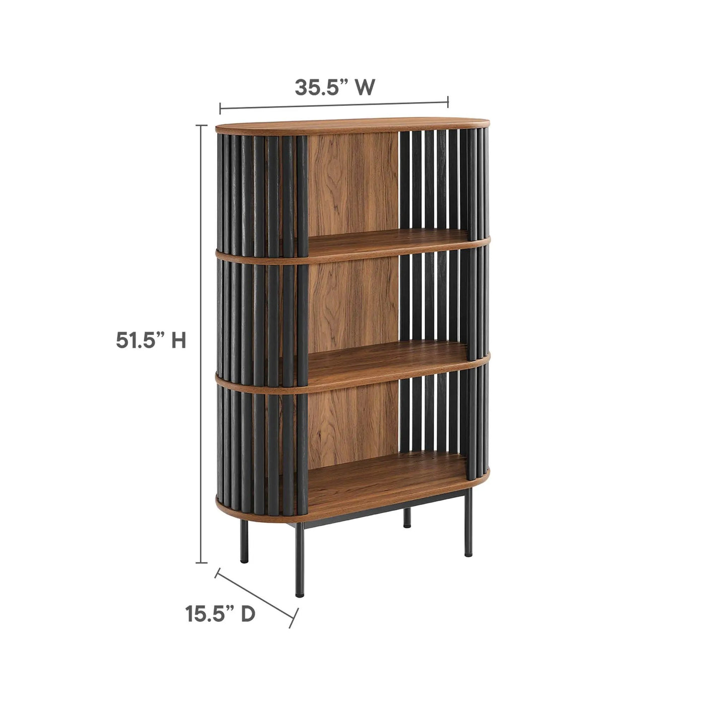 Fortitude Three Tier Display Cabinet by Modway by HouseOfZazla