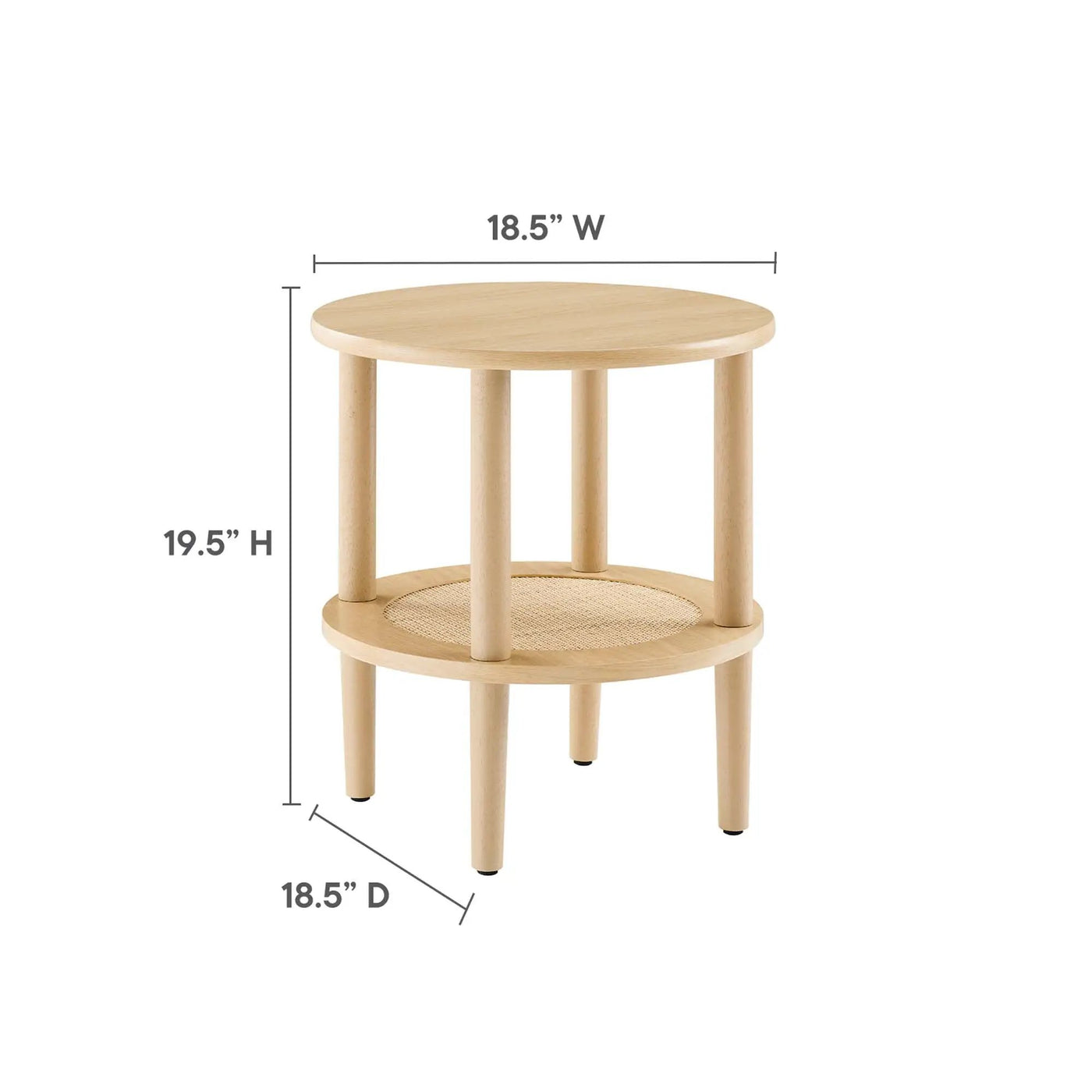 Torus Round Side Table by Modway by HouseOfZazla